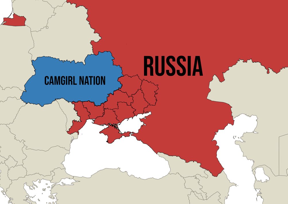 “Camgirl nation” 🤣🤣

Main source of income in Ukraine lol