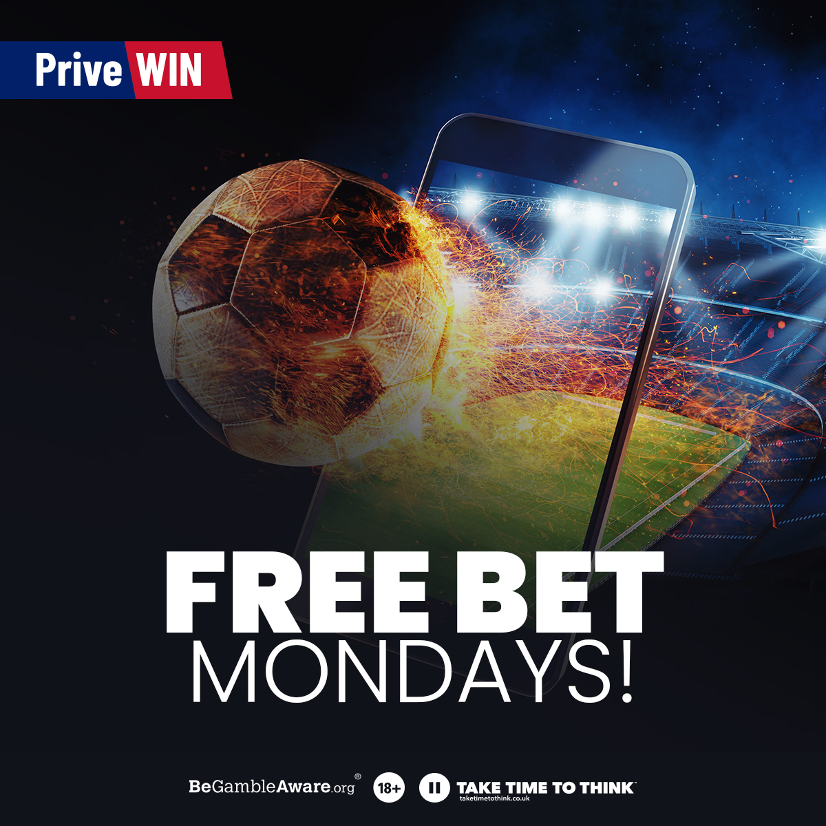 privewincom's tweet photo. Free Bet Mondays! 📷
Bet €50 &amp; Get a €20 Free Bet 📷
Make Mondays your favorite day of the week with Free Bet Mondays! 📷 #FreeBet #MondayMotivation
Play here: https://t.co/2kGnvNgZYW
Terms&amp;Conditions Apply | +18 Only | BeGambleAware https://t.co/JGHNIrgm9p