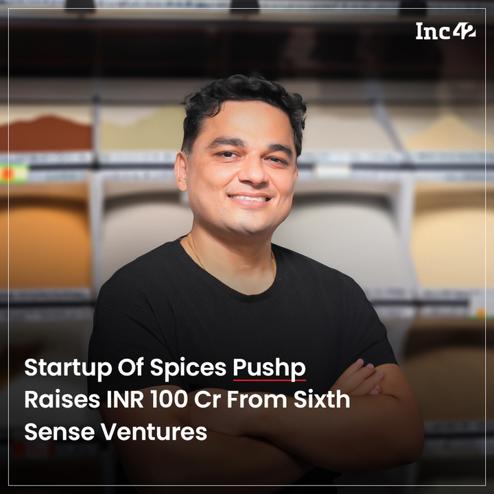 Inc42's tweet photo. Consumer-focused fund #SixthSenseVentures has invested INR 100 Cr (around $12 Mn) in Indore-based spices brand #PushpBrand👇

Sixth Sense Ventures founder and CEO Nikhil Vora through this deal the VC firm has also bought a stake in Pushp from its initial institutional investor A91 Partners.

Founded by industry veterans, Mahendra Surendra and Surendra Surana, Pushp has strategically invested in distribution and branding efforts, extending its reach beyond Madhya Pradesh to states like Maharashtra, Rajasthan, Uttar Pradesh, Bihar, and Gujarat.

To know more in detail, click here: https://t.co/NV2hgy00hi

#funding #startup #investment