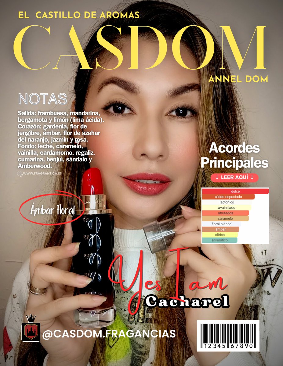 anneldm's tweet photo. Extraordinariamente adictiva, envolvente y cremosa, revela un sensual corazón floral realzado con notas cítricas. https://t.co/FFQ62E2sIE