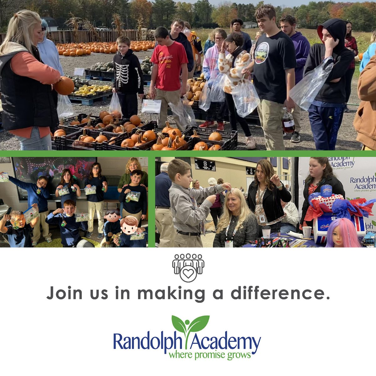 Randolph Academy is a non-profit designed to educate children with emotional and mental health disabilities so they can act respectfully and responsibly, as well as succeed in the classroom. Donate today using the link randolphacademy.org/?page_id=786.