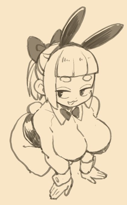 前髪ぱっつん太眉バニーじゃよ
兎年ももう終わってしまう～
おっぱい学習帳アピールもしちゃうんじゃよ 