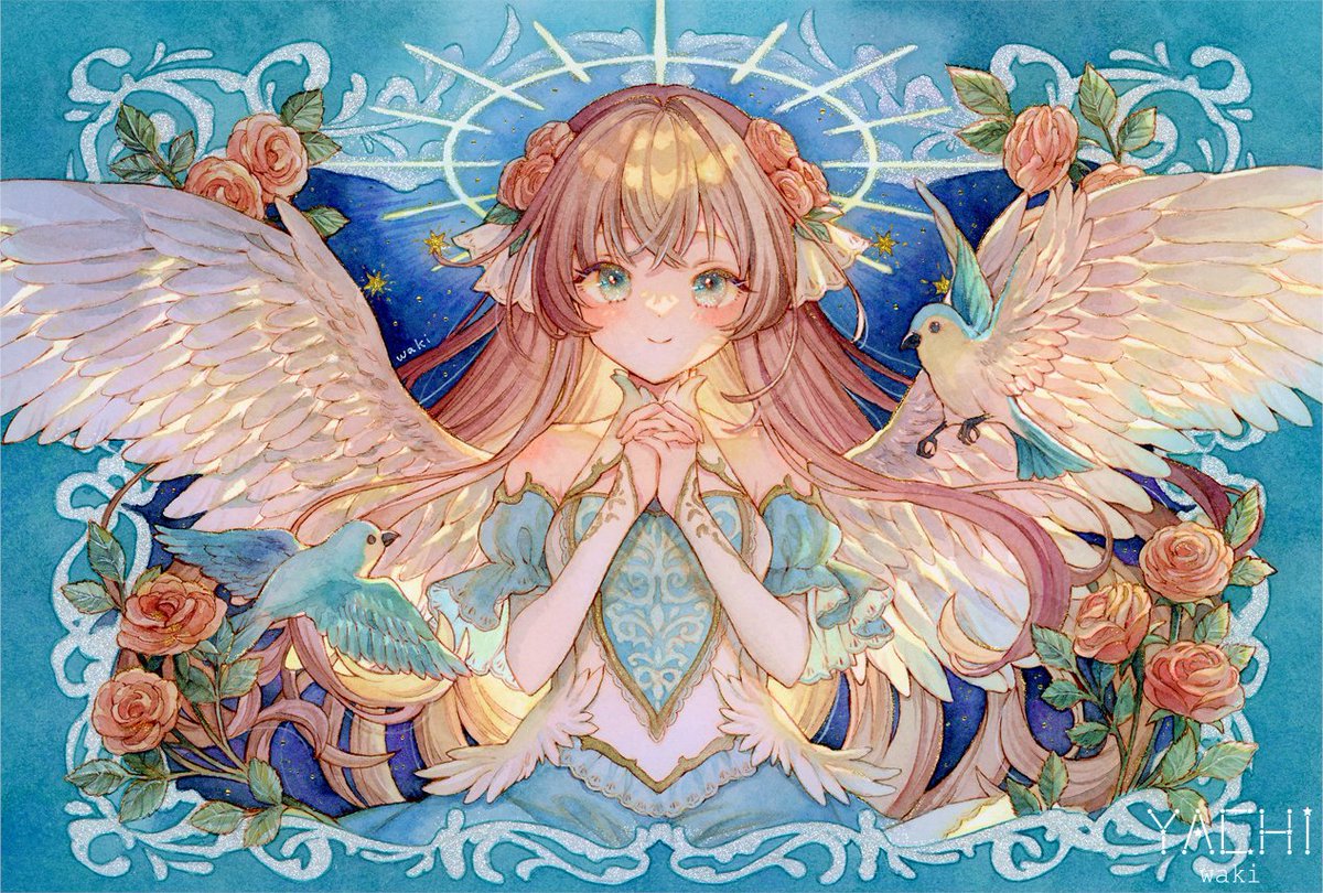 「#2023年自分が選ぶ今年の4枚 来年は大作をもっと沢山描けたらなぁという気持ち」|wakiのイラスト