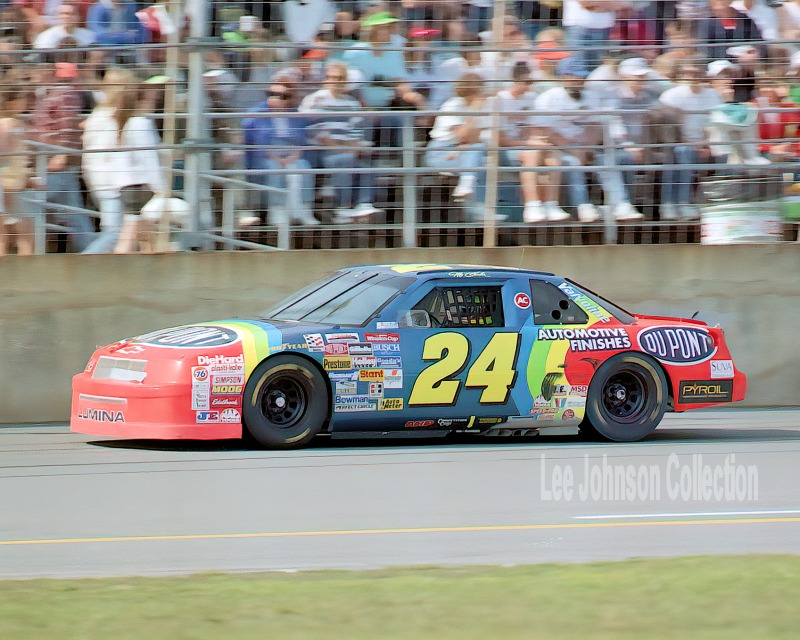 ThrowbackThursday - February 1993: Jeff Gordon on track during the