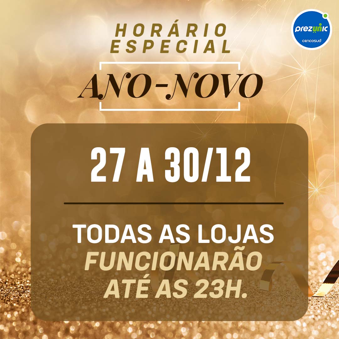 🕘 Confira o horário da sua loja favorita e programe a sua visita! Na loja ou no clique, vai de Prezunic!
#Funcionamento