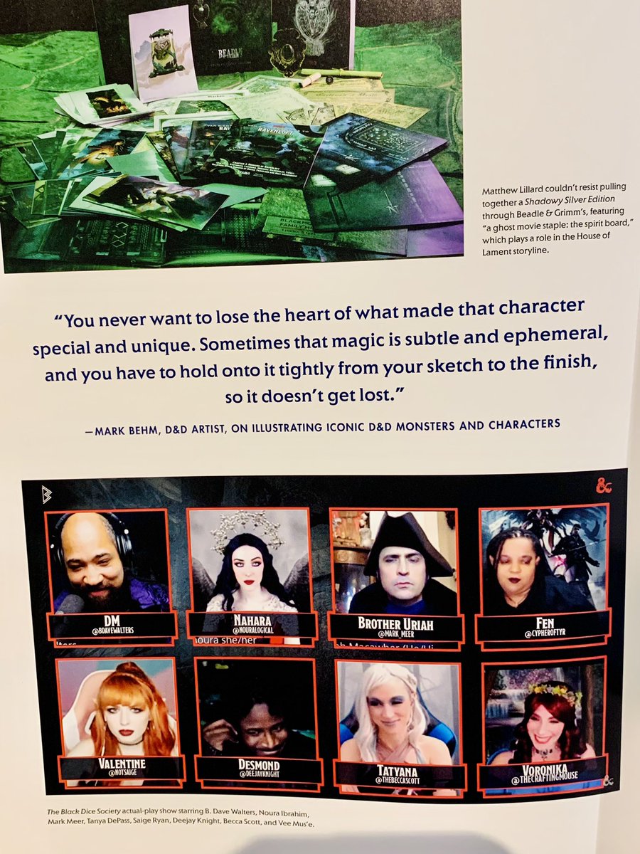Mark_Meer's tweet photo. After I posted this on IG, one of the authors @MikeWitwer messaged me to “check page 314”… Lo and behold, @TheBlackDiceSoc!
#DnD #DungeonsAndDragons #LoreAndLegends #TheBlackDiceSociety https://t.co/5ktP63bIRg