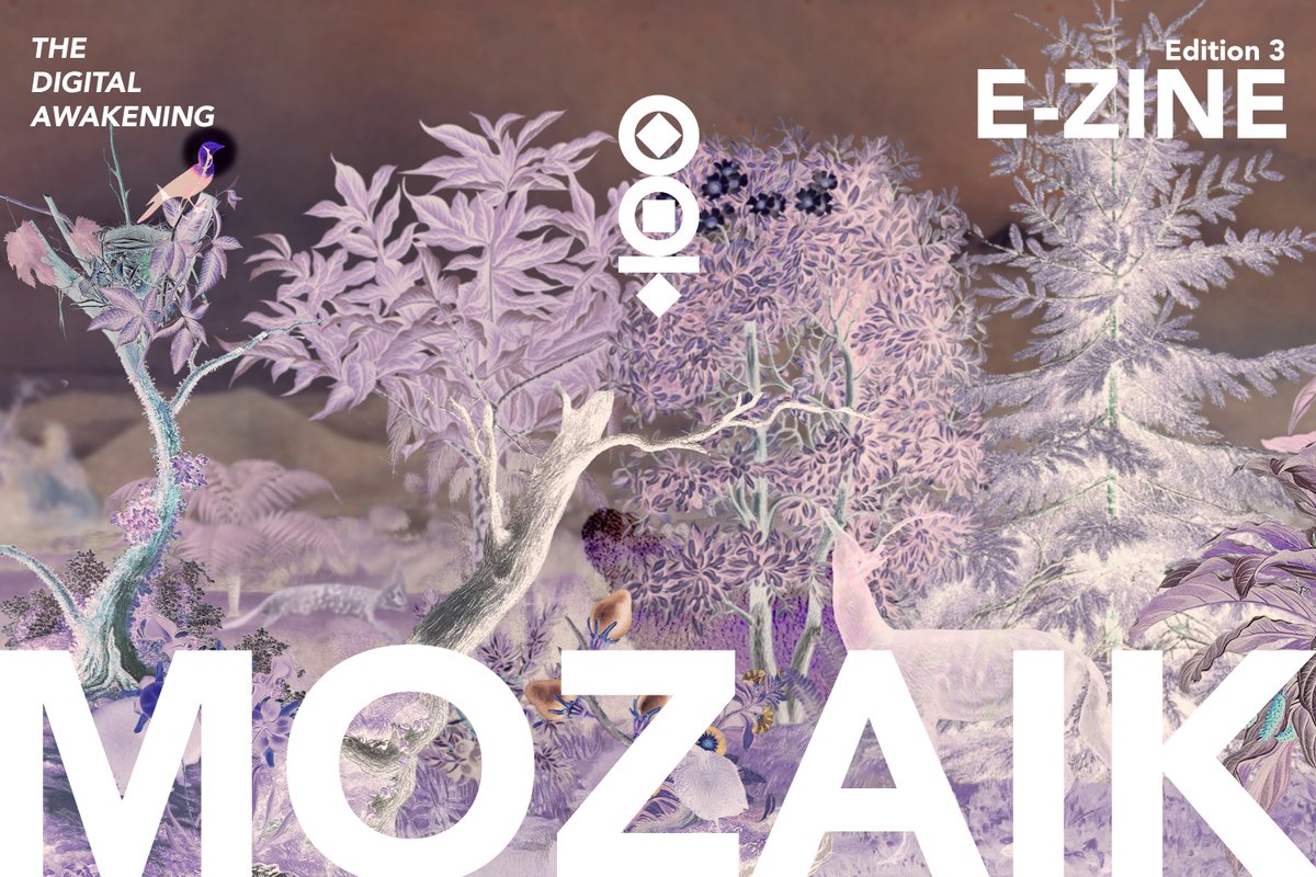 INSIDE THE ISSUE: The 3rd Edition of the MOZAIK E-ZINE is titled "The Digital Awakening"— an arts-based exploration &amp; interrogation of meta-futures. Featuring writers across the U.S. on the next frontier of art + tech.   READ NOW: mozaikphilanthropy.org/e-zine-2023/ // #FutureArtWriters