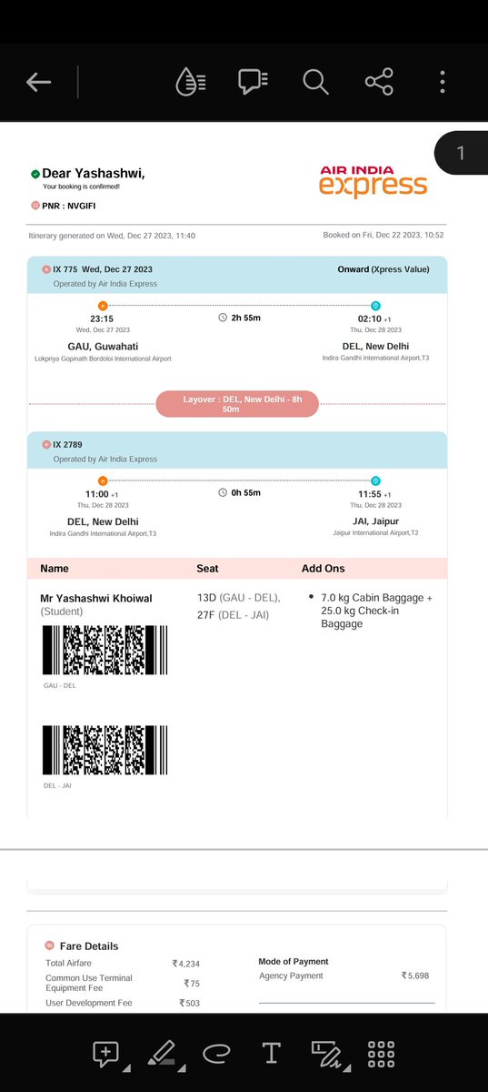 Kumar_amit29's tweet photo. @AirIndiaX https://t.co/e6W9xKHkdT