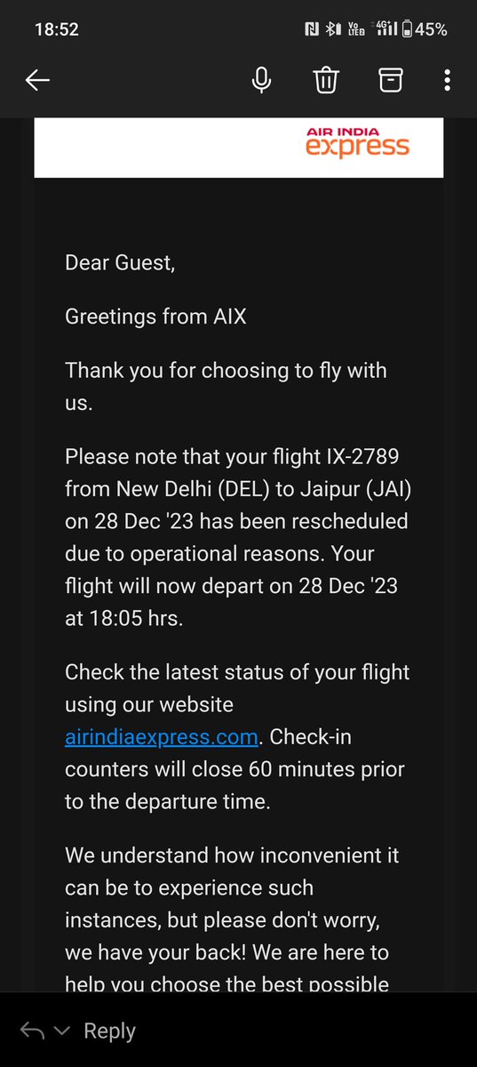 Kumar_amit29's tweet photo. @AirIndiaX https://t.co/e6W9xKHkdT