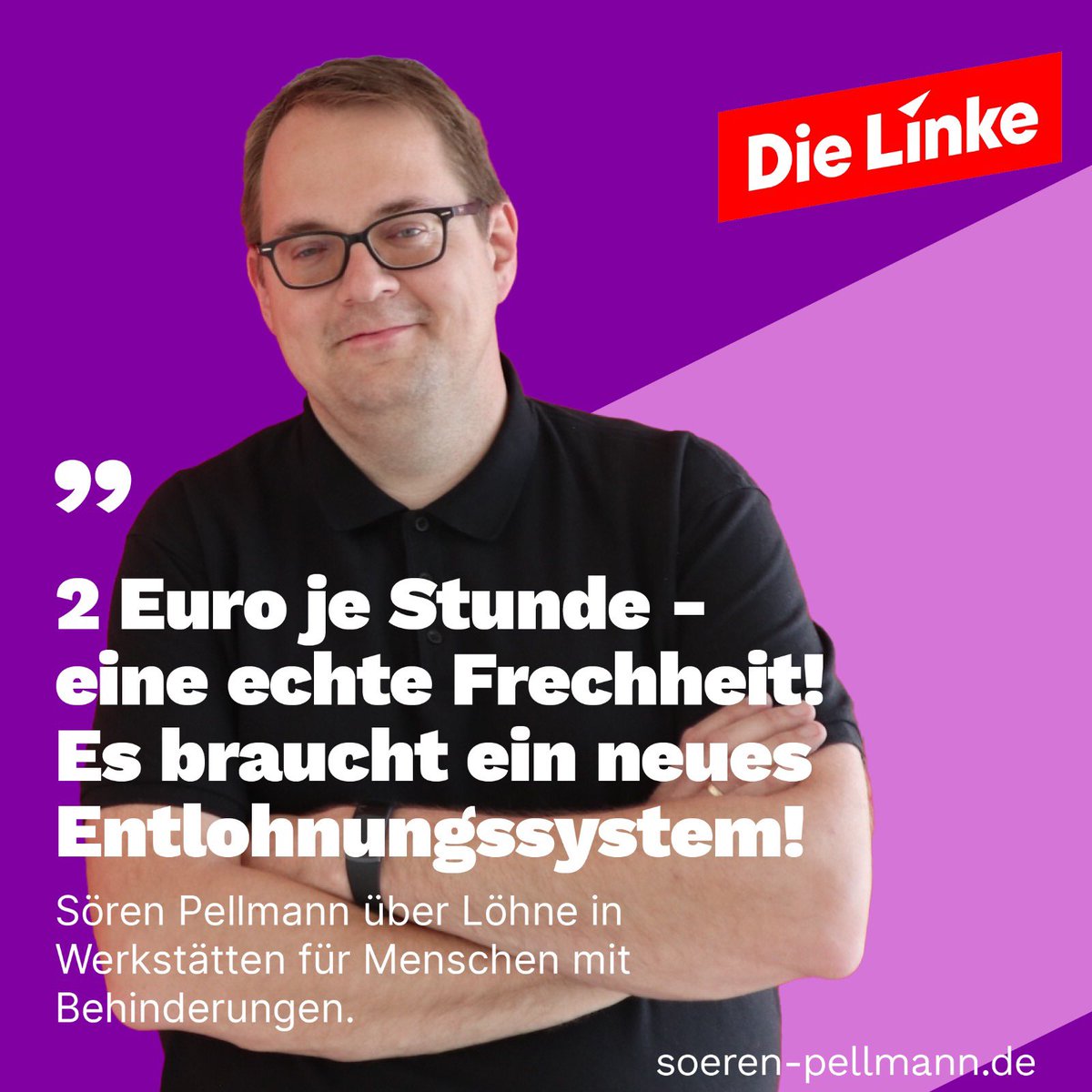 Kaum vorstellbar, dass noch immer Menschen für einen Bruchteil des #Mindestlohn|s arbeiten müssen. Nicht einmal 2€ je Stunde bekommen Menschen mit #Behinderung in Werkstätten. Es ist ungerecht und eine Verletzung der #Menschenrechte! Gute #Arbeit verdient gute #Löhne. Das
