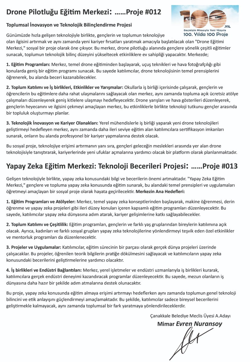 📷Drone Pilotluğu Eğitim Merkezi: ……Proje #012
Toplumsal İnovasyon ve Teknolojik Bilinçlendirme Projesi
#Çanakkale #ÇanakkaleCHP #CHP #YerelSeçim #ÇanakkaleBelediye