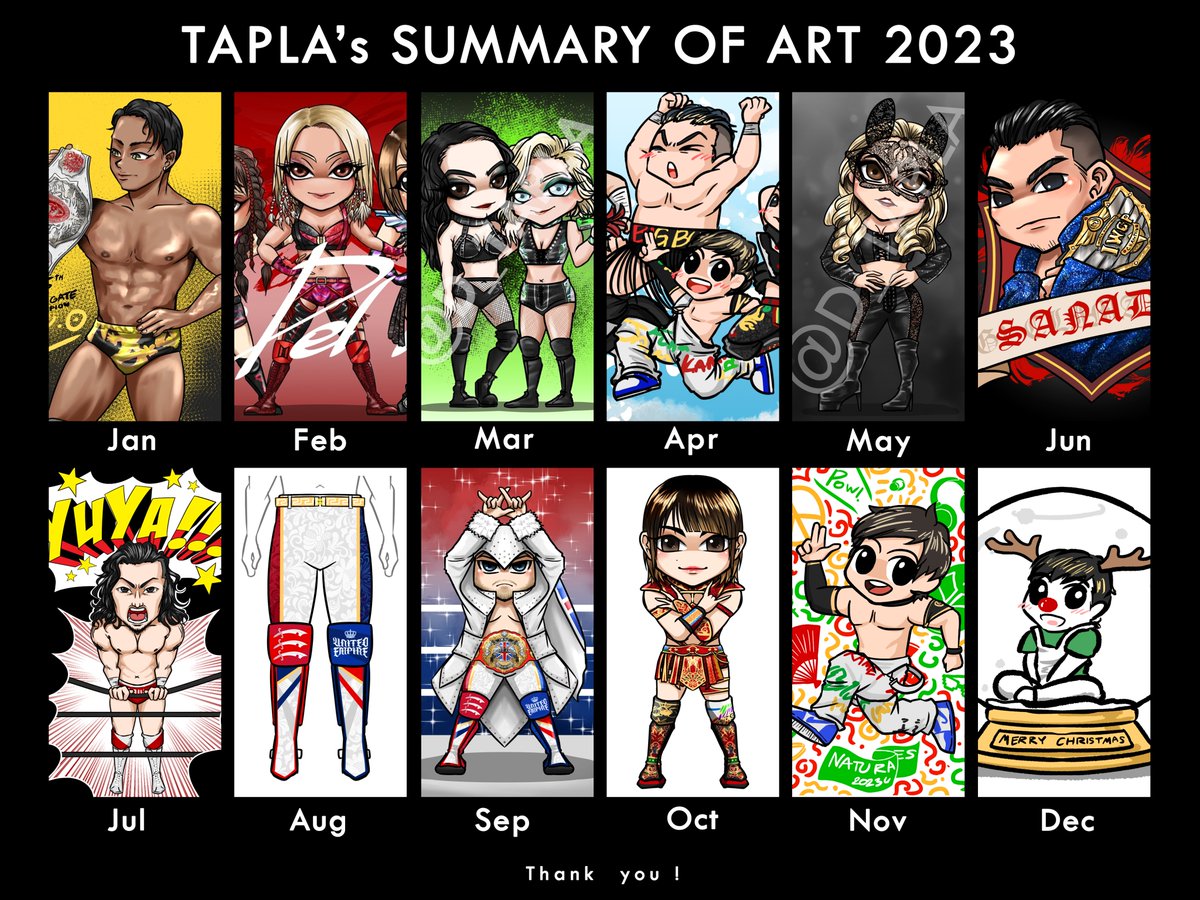 TAPLA's SUMMARY OF ART 2023!
Thank you all for this year!
Next year I will drawing more art!!
#TaplaFatart