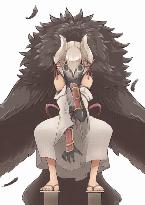 @daoine2012 ツイ企画の鵩くんを🦉