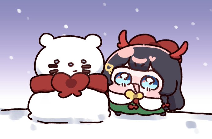 「青い眼 雪だるま」のTwitter画像/イラスト(新着)