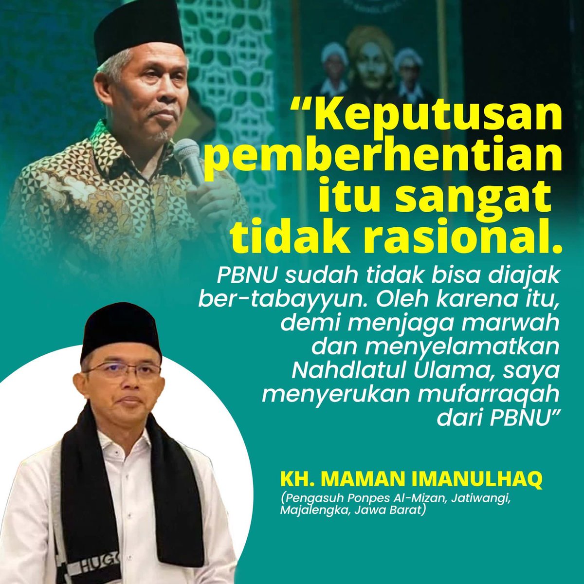 Asrieni12's tweet photo. #savekyaimarzuki
#konspirasikeji
#SaveNahdlatulUlama https://t.co/SrzoVV6K7y