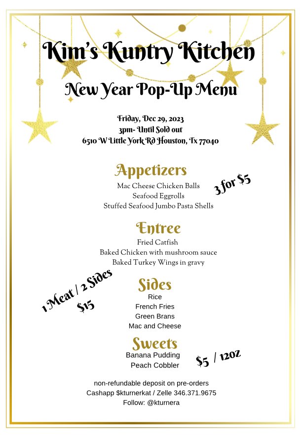 kturnera's tweet photo. #popup #new #year2024 #menu  #order #now #today https://t.co/s1YW9lvZWg
