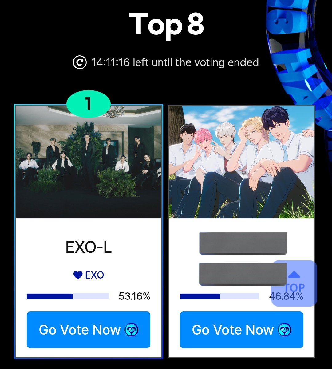 EVSS_1485's tweet photo. 🗳️ [Whosfan App]

🏆 HMA Whosfandom Award 2023

BE WISE WITH YOUR TICKETS.
Prepare for Mass Voting anytime. Voting will end tomorrow. Collect and save more. Thank you. 🙇🏻‍♀️

#EXO #엑소 #EXO_VOTE https://t.co/mrQsmpwCox