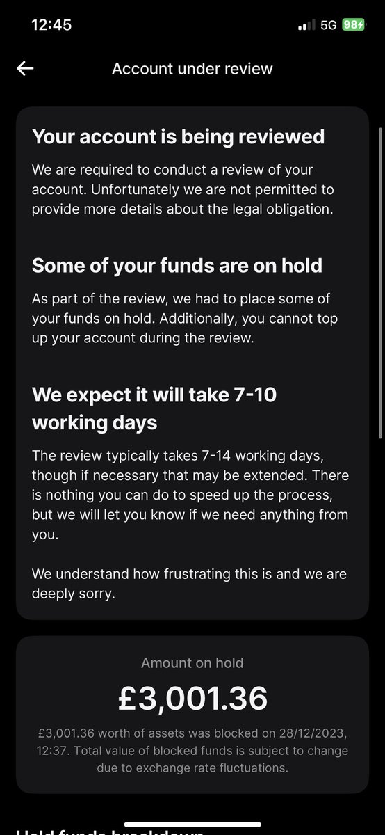 liam_forbes88's tweet photo. @RevolutApp @RevolutBusiness. Managed to get a win over the old bookies and you suspend my account for 13 days 😂😂😂 
Sort yourselves oot here https://t.co/BctKdCvEvB