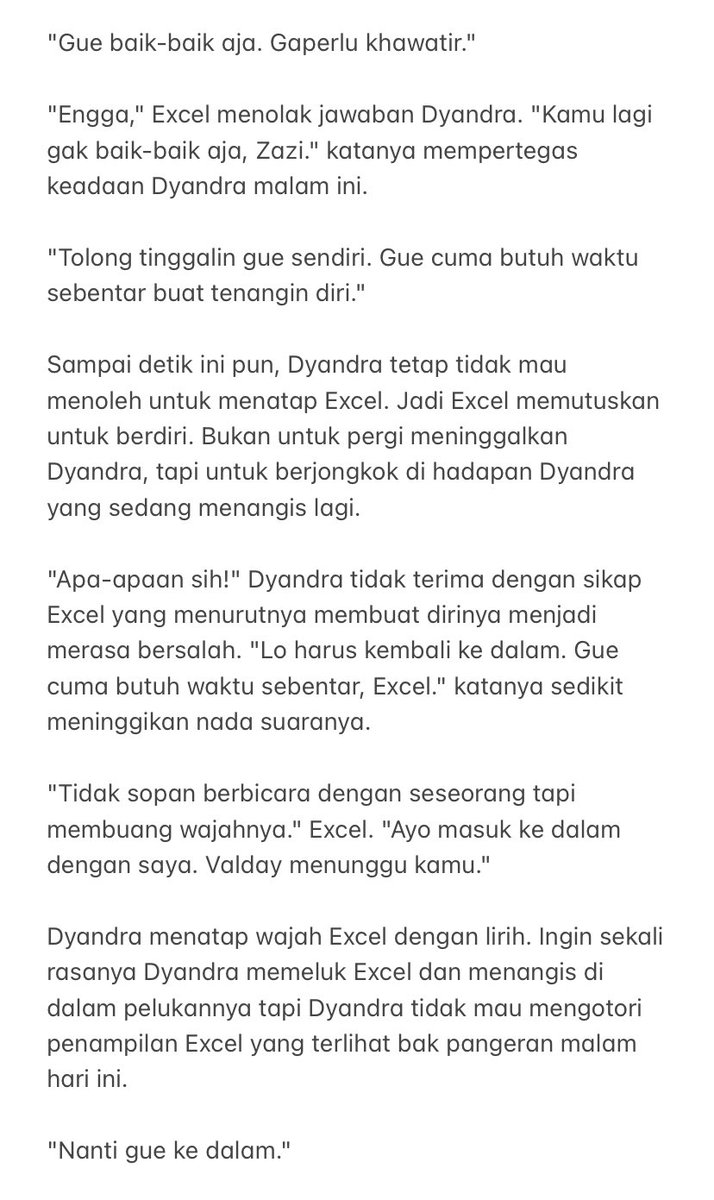 xzeronexx's tweet photo. 95. "Saya membuat kamu menangis lagi." - Excel https://t.co/8Wkq5DBetk