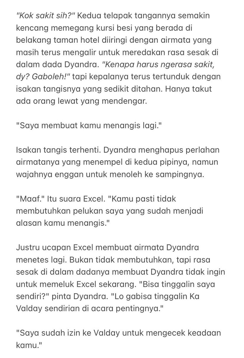 xzeronexx's tweet photo. 95. "Saya membuat kamu menangis lagi." - Excel https://t.co/8Wkq5DBetk