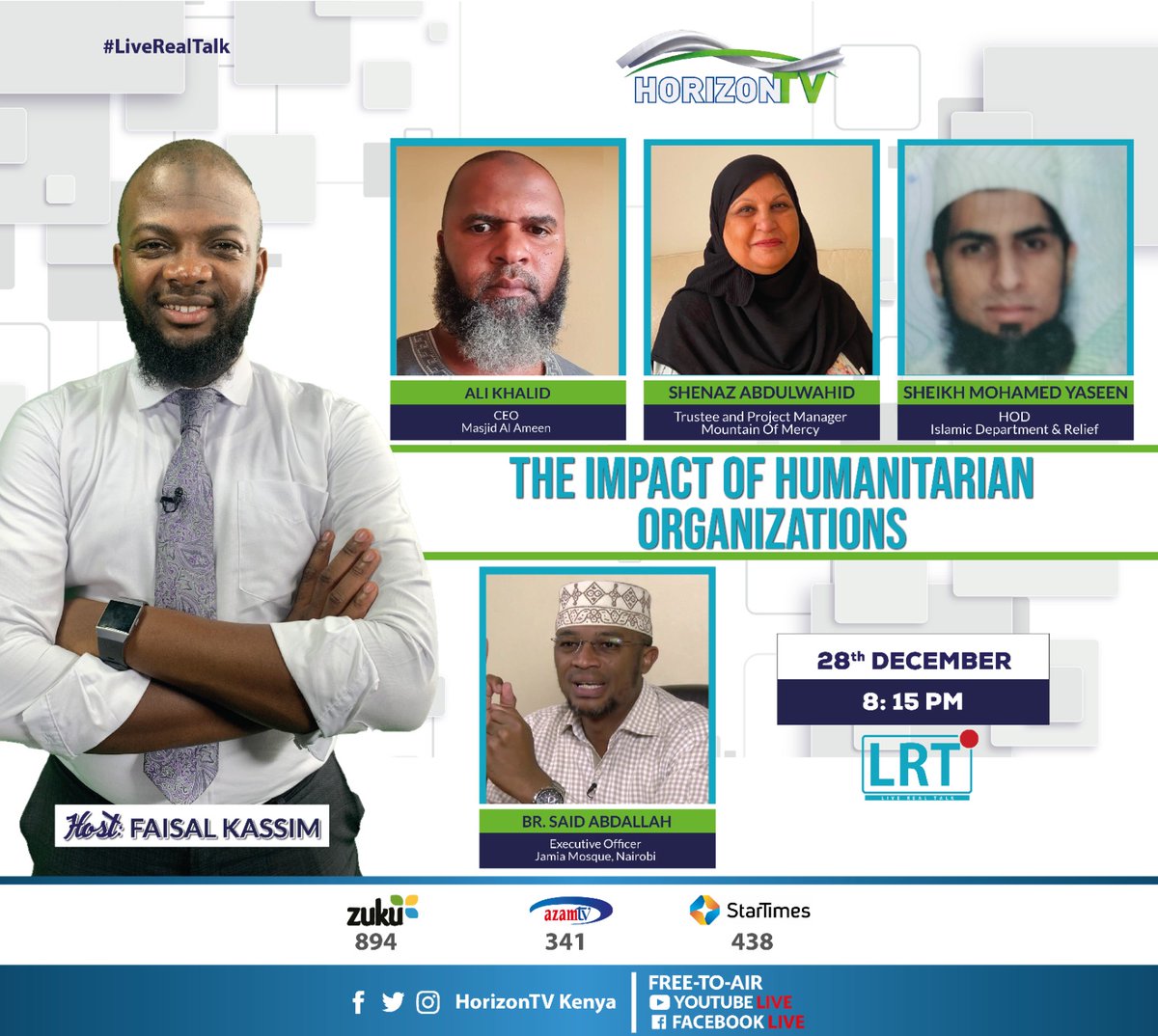 JamiaTvKenya's tweet photo. Join us tonight @ 8:15pm as we discuss the impact of humanitarian organizations
Send In your comments and views
#liverealtalk #humanitarianorganizations https://t.co/w4YlgJRoXZ