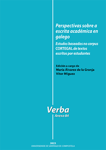 ILG_USC's tweet image. María Álvarez de la Granja e Vítor Míguez encárganse da edición do Anexo 84 de #Verba titulado 'Perspectivas sobre a escrita académica en galego: estudos baseados no corpus CORTEGAL de textos escritos por estudantes', corpus elaborado no ILG.

👀 usc.gal/libros/index.p…