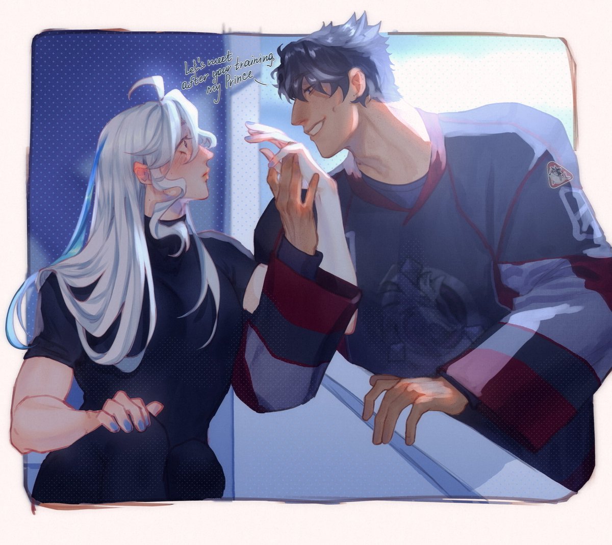 fthrihvsnnd's tweet photo. hockey player and figure skater au
#wriolette https://t.co/OEIkeizBjG