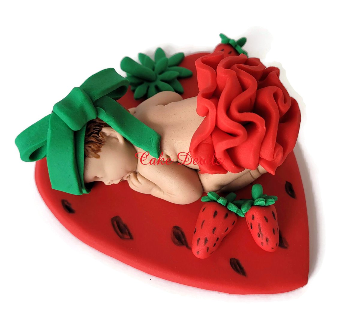 CakeDevils's tweet photo. Strawberry Baby Shower Fondant Cake Topper, Strawberry Short Cake Baby With Ruffled Skirt Decoration, fruit, Tutti fruiti Handmade 
Find it here https://t.co/j4rNk1L4m3
^^^Click the link above to learn more!^^^
#TuttiFruitti #FondantCakeTopper https://t.co/DKEIQWa8Ll