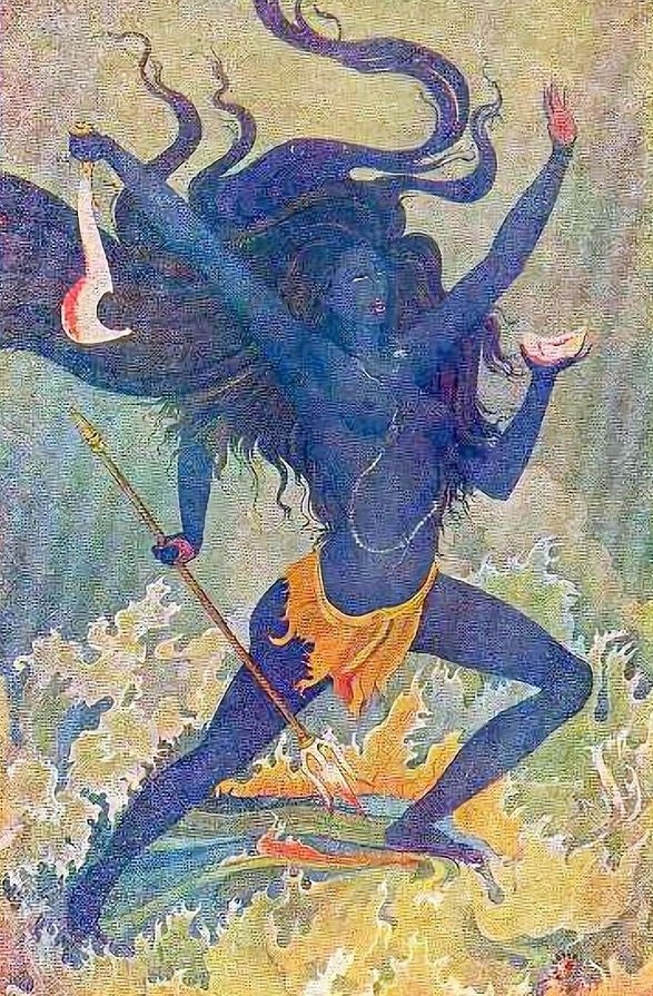 SUPREMACY OF KALI🔻🔱 Devi gives her own description in the Kulachudami ...