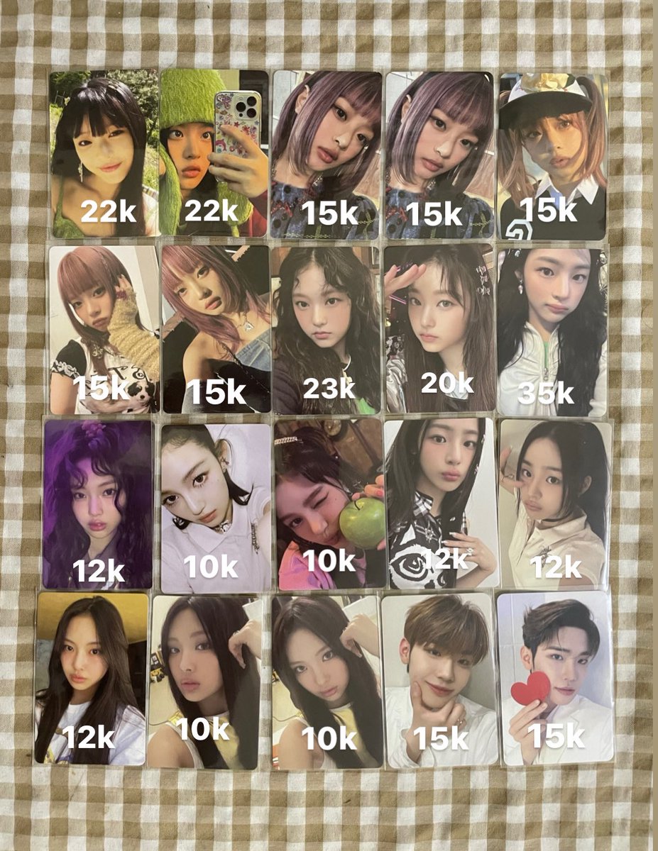 tantannie_'s tweet photo. ⚠️clearance sell⚠️

♡ wts newjeans photocard ♡ 

- 💸 on pict
- ready ina
-  include packing &amp; adm 📦
-  transaksi via oren🍊
- 📍jogja 
- keep event✅

detail on dm💌 

t. pc newjeans minji hanni danielle haerin hormat hyein get up a b c ppg tinkerbell hanni iphone haehor ungu https://t.co/3iwYKmoxN2