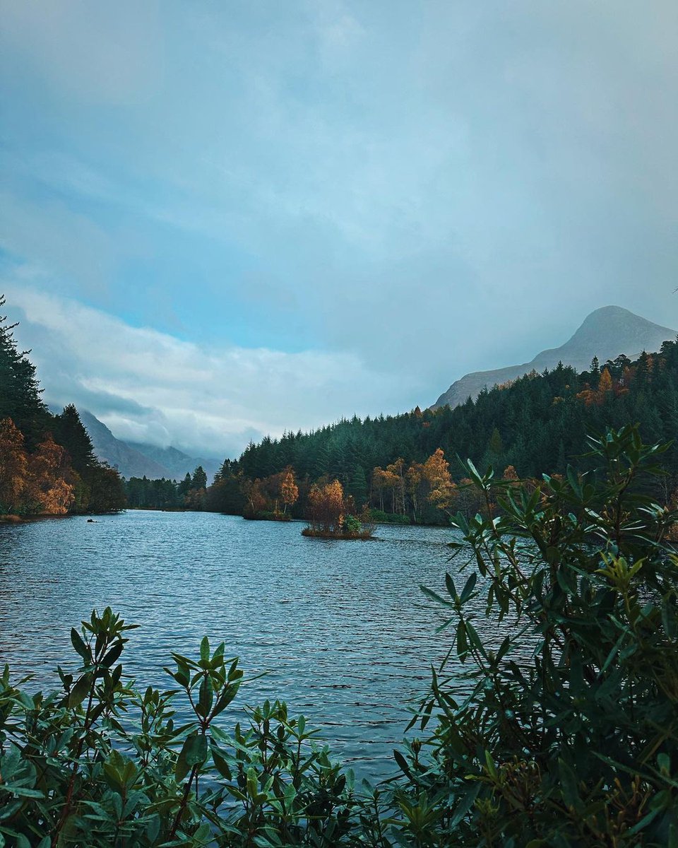 Swipe right for tail-wagging views of Glencoe Lochan, Scotland.🐾🌲 📸: @the.wee.scottish.explorers/IG