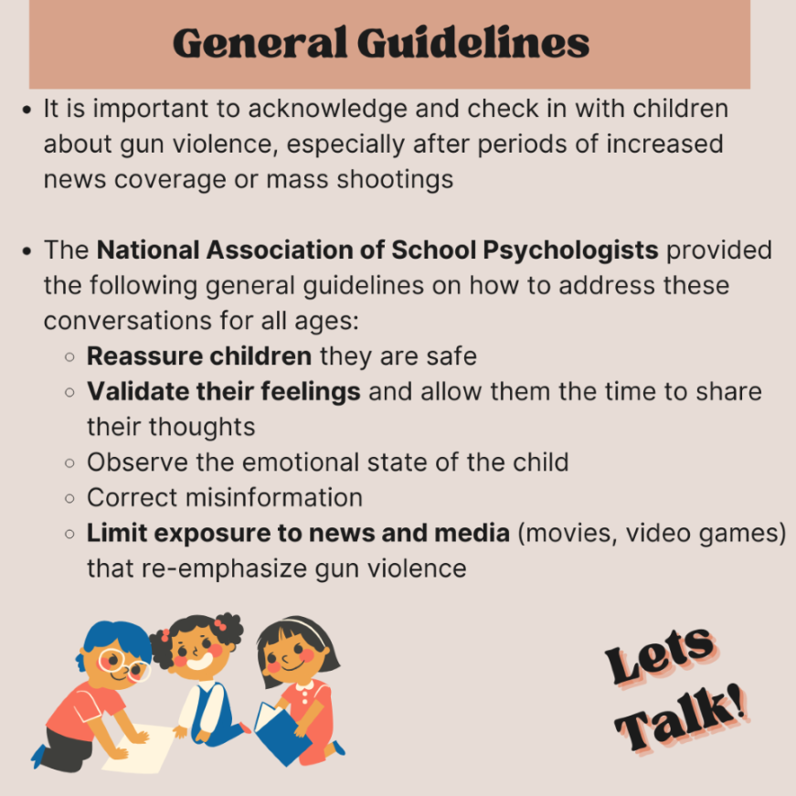 FloridaAAP's tweet photo. Swipe for important tips on how you can approach conversations about gun violence with your children after increased news coverage or mass shootings. #LocksforLives #EndGunViolence #AAPAdvocacy https://t.co/l5pN1VQZpU