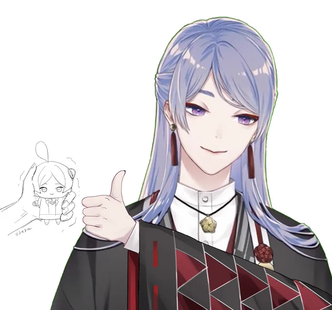 昔配信でやってたコレをやるための素材作りました。擬似視聴覚室お願いします……#新月画 #上弦画 