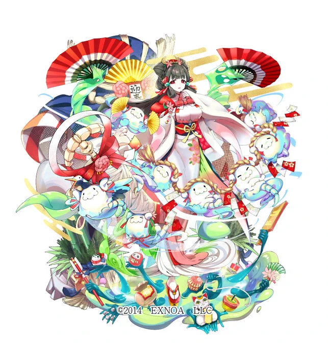 御城プロジェクト:REさんの「[正月]黄泉国」イラストを担当させて頂きました。よろしくお願いいたします。  