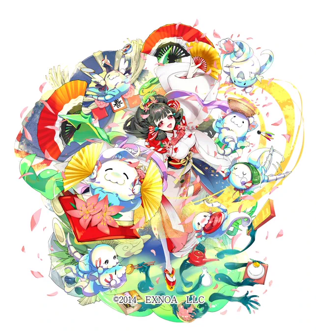 御城プロジェクト:REさんの「[正月]黄泉国」イラストを担当させて頂きました。よろしくお願いいたします。  