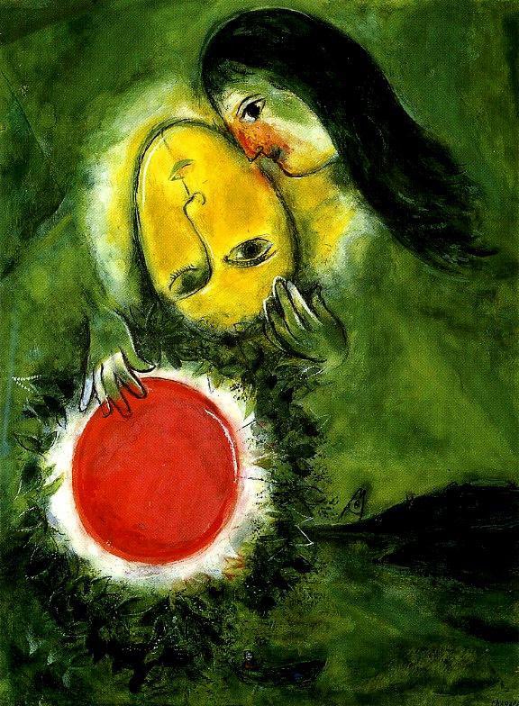 Green Landscape. 1949. Marc Chagall.