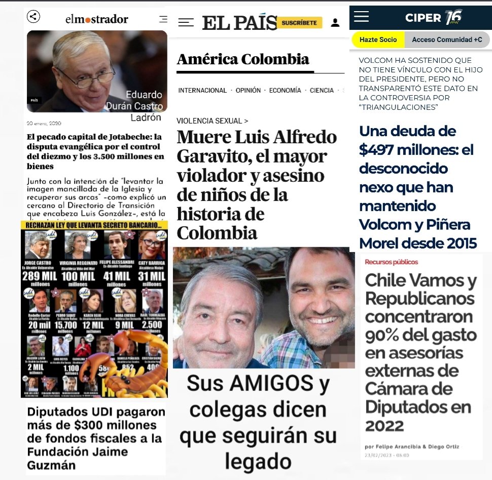 CarloSottile4's tweet photo. ULTIMO MINUTO
SALE LIBRE DE TODO CARGO EL DIGNO SEÑOR PADRE @JavierMacaya de @udipopular
@PJudicialChile #PROHIBE USAR #HASHTAG #MacayaPederasta https://t.co/FUkrkSa7xt