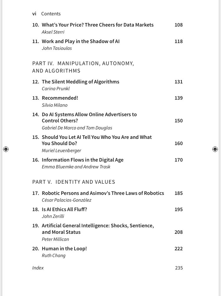 Well, proofs are here of an exciting new <a href="/OUPPhilosophy/">Oxford Philosophy</a> book “AI Morality” edited by the indefatigable <a href="/DavidEdmonds100/">David Edmonds</a>, with strong representation of <a href="/EthicsInAI/">The Institute for Ethics in AI</a> colleagues among the contributors. #AIethics