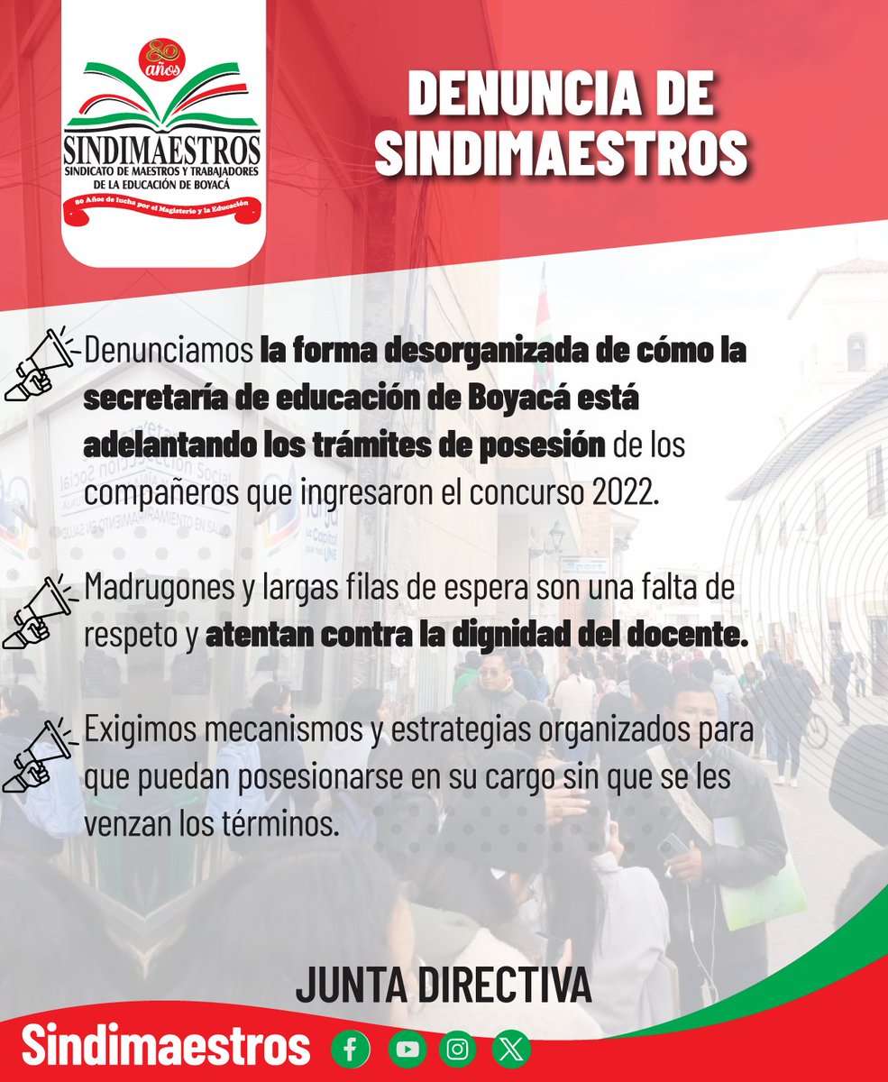 Sindimaestros - Boyacá tweet media