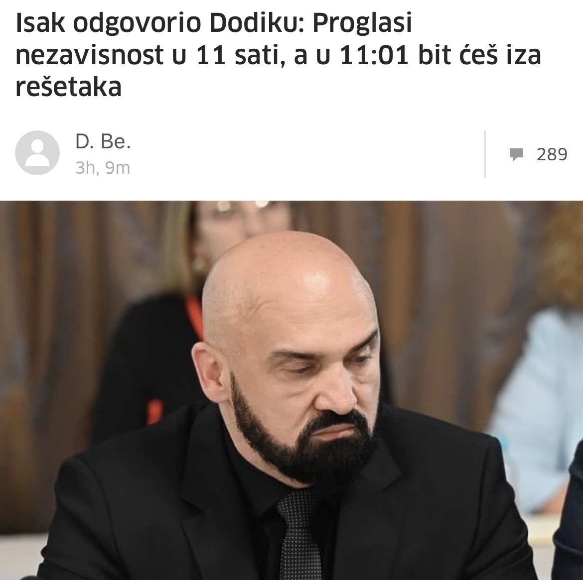 dijalekticar's tweet photo. Ramo Isak je sjajna figura samo zato što se konačno pojavio neko na BiH političkom nebu ko jezikom Dodika odgovara Dodiku. https://t.co/LbyJsBeOEH