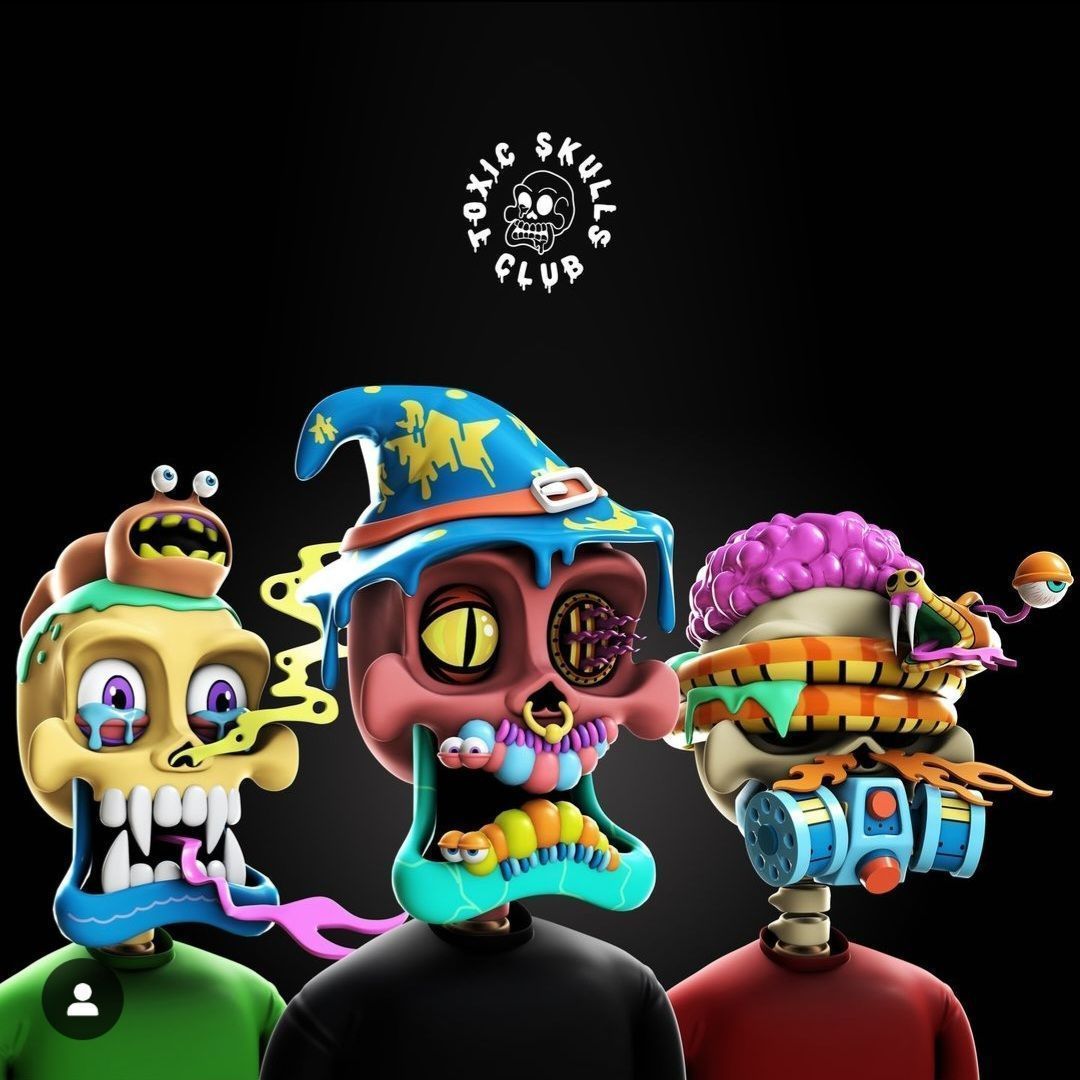 ToxicSkullsClub's tweet photo. Get ready to witness the mesmerizing drop of 10K @ToxicSkullsClub in 3D🔥

The Bull is Near🚀! Join Discord and grab a Toxic Skull if you haven't yet.

Don't miss out on this exclusive 3D drop! 💀 

What are you going to do with your 3D Skull? 

#StayToxic #ToxicSkullsClub https://t.co/2hHnfvHR9o