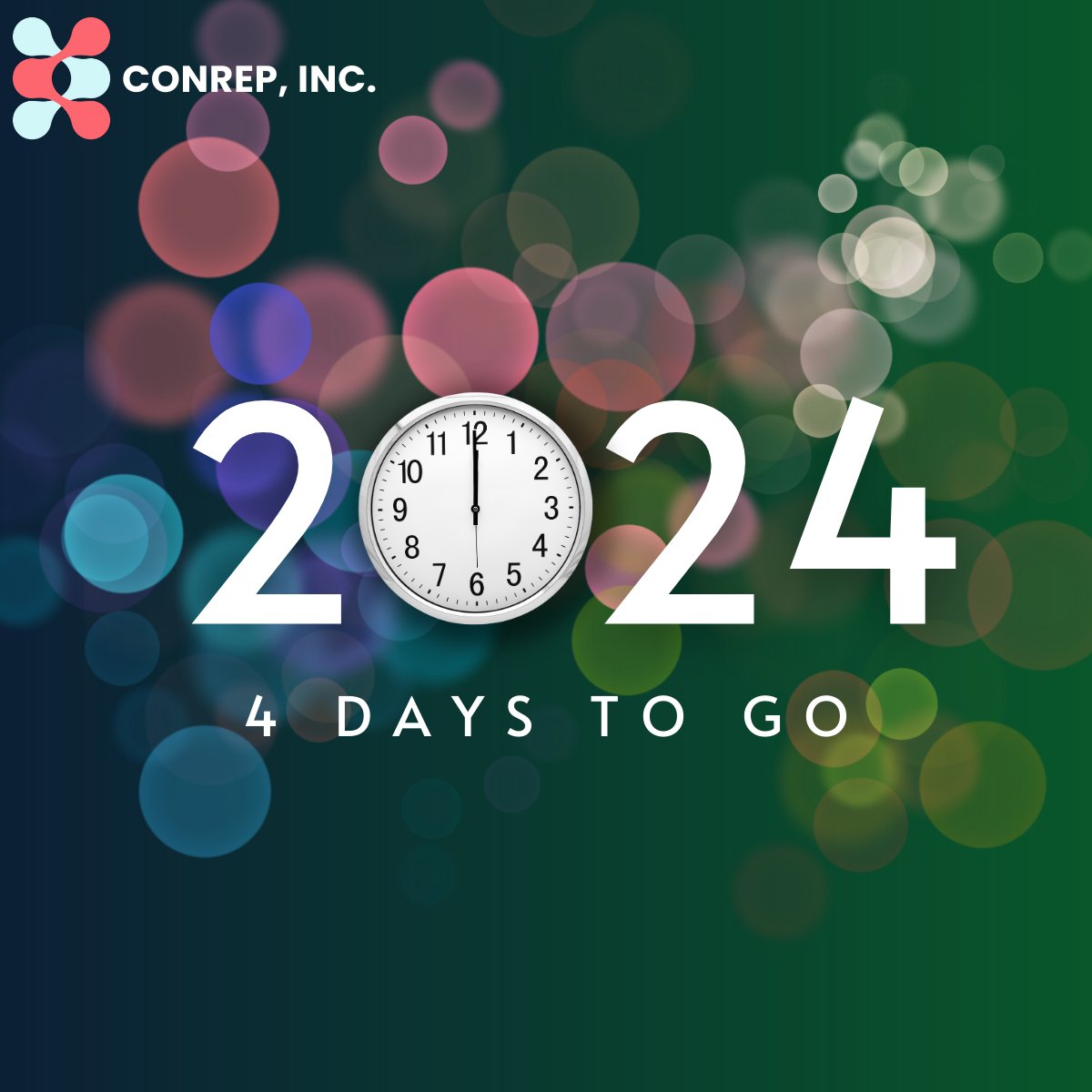 conrep_inc's tweet photo. Happy New Year 2024 in Advance! 🎉 🎇

4 DAYS to go! 🚀

Visit us at: https://t.co/GppmK3NHb3

#newyear #newyear2024 #countdowntosuccess #newyearseve #newyearcelebration #countdownbegins #ats #hrms #staffingsolutions #endtoendsolutions #onestopsolution #conrep #conrepinc https://t.co/ginV6zt7g1
