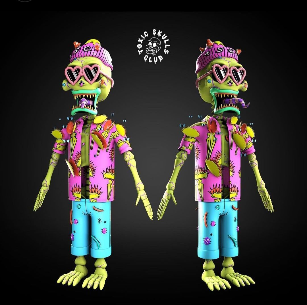 ToxicSkullsClub's tweet photo. Get ready to witness the mesmerizing drop of 10K @ToxicSkullsClub in 3D🔥

The Bull is Near🚀! Join Discord and grab a Toxic Skull if you haven't yet.

Don't miss out on this exclusive 3D drop! 💀 

What are you going to do with your 3D Skull? 

#StayToxic #ToxicSkullsClub https://t.co/2hHnfvHR9o