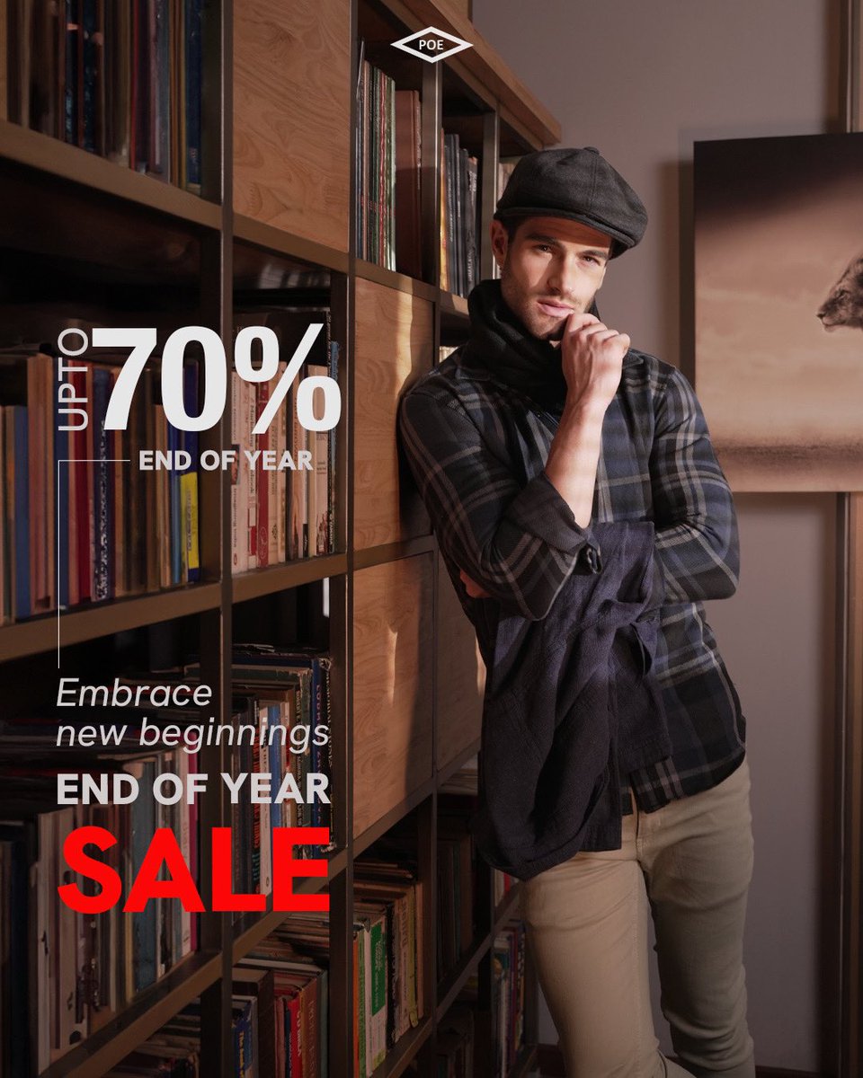 Bring in the new year with POE. Shop now from our End of Year sale with upto 70% off!

#Poe #PoeApparel #mensfashion #fashion #menswear #style #menstyle #mensstyle #ootd #men #classicfashion #autumnwinter #winter #layerup #plaid #corduroy