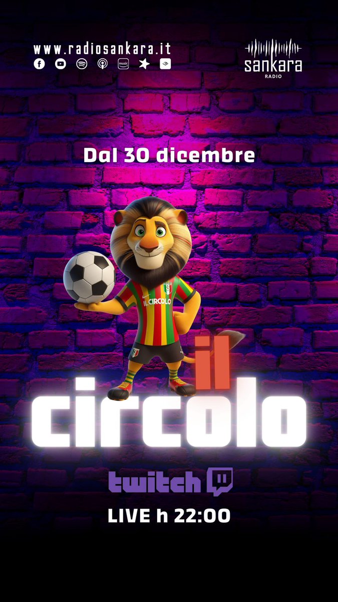 VannucciJacopo's tweet photo. ON AIR 🎙️ON FIRE 🔥
#Sankara #Radiosankara #Ilcircolo https://t.co/SYa1FQiDoe