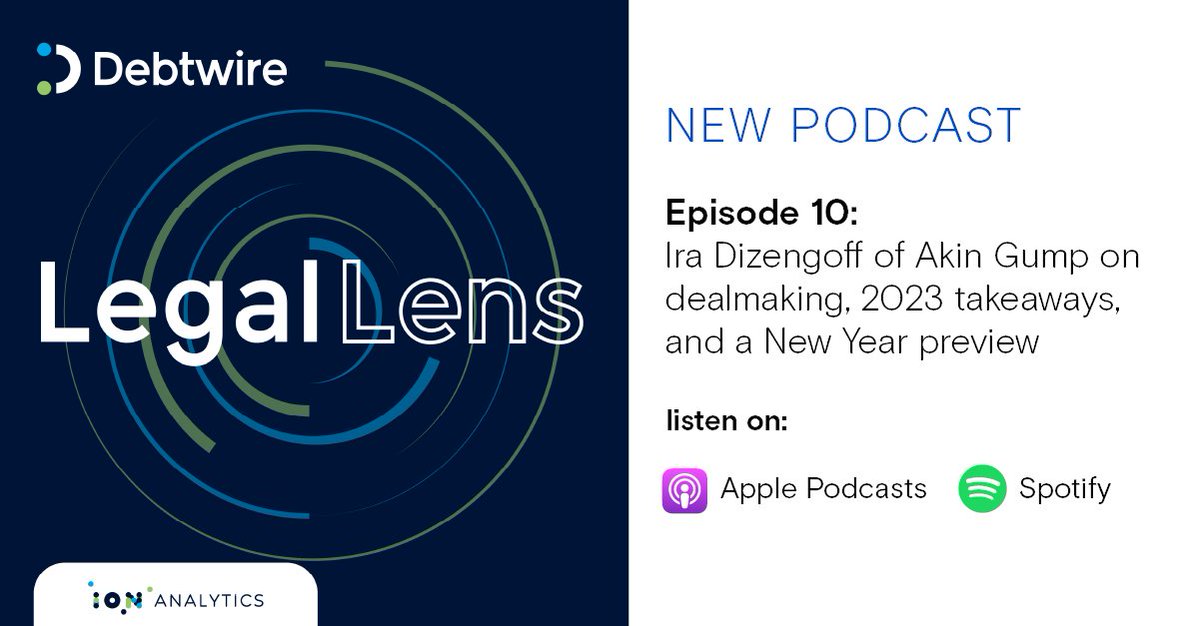 This month, Akin Gump's Ira Dizengoff joins #LegalLens to discuss megacase dealmaking, #restructuring takeaways from 2023, and issues to look out for in the New Year. on.iongroup.com/41rTqqx