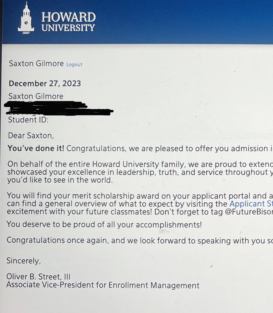 dubgee23's tweet image. Super proud Dad here. My boo was accepted into the MECCA of Black Excellence. HU…U KNOW!! #thisgirlisonfire