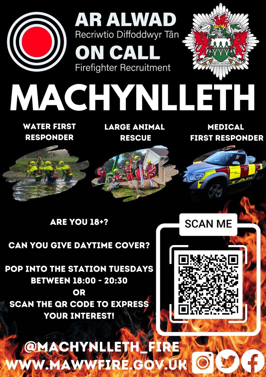 Machynlleth Fire and Rescue Station tweet media