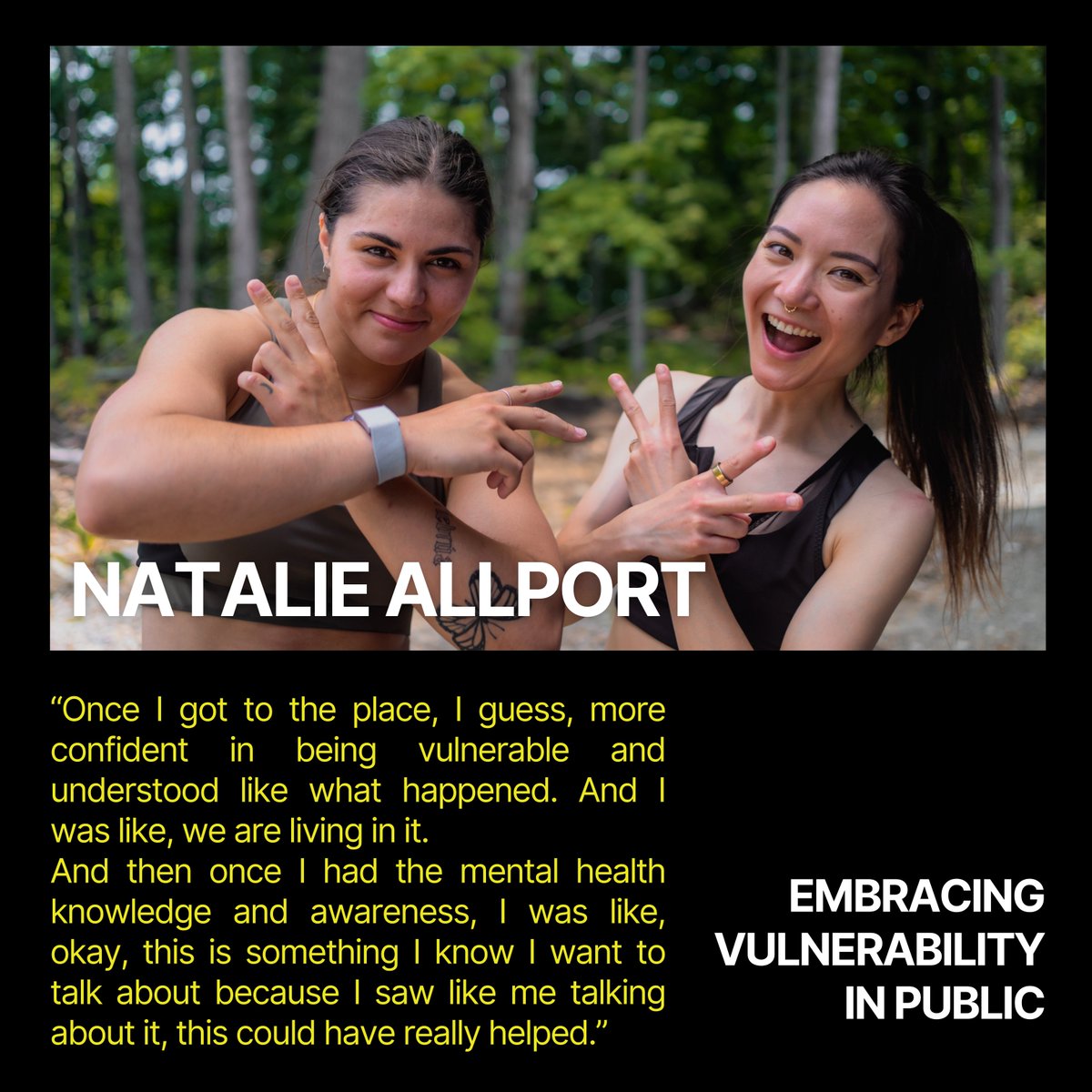 mimi. (@hey__itsmimi) on Twitter photo Leverage your platform:
Natalie Allport advocates for #vulnerability and normalizing the real behind perceived success.
<a href="/natalieallport/">Natalie Allport</a> Leverage your platform:
Natalie Allport advocates for #vulnerability and normalizing the real behind perceived success.
<a href="/natalieallport/">Natalie Allport</a>
