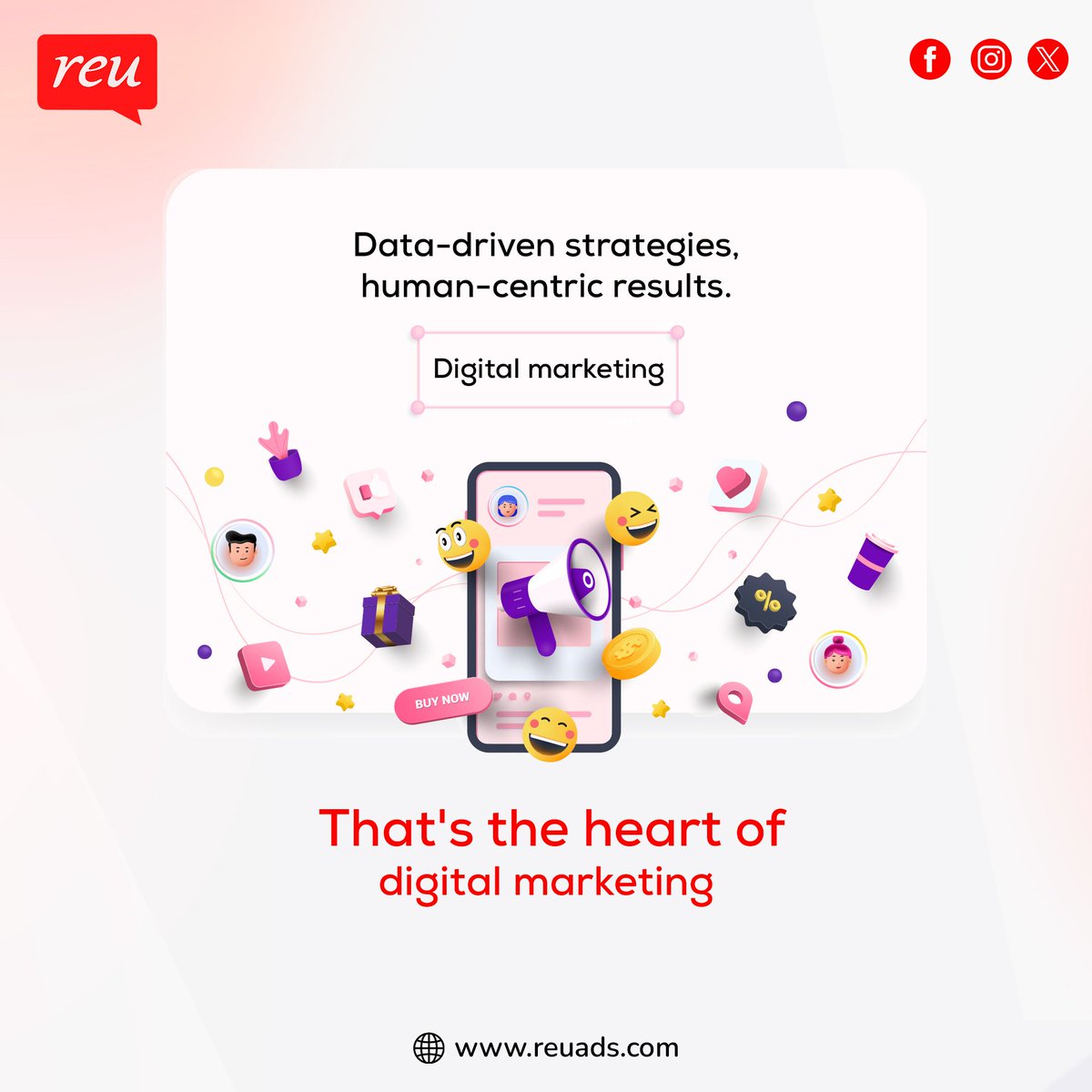 reu_ads's tweet image. Crafting success through #DataDrivenStrategies, our focus remains on achieving #HumanCentricResults, defining the essence of effective #DigitalMarketing #Reuads #AdvertisingAgency